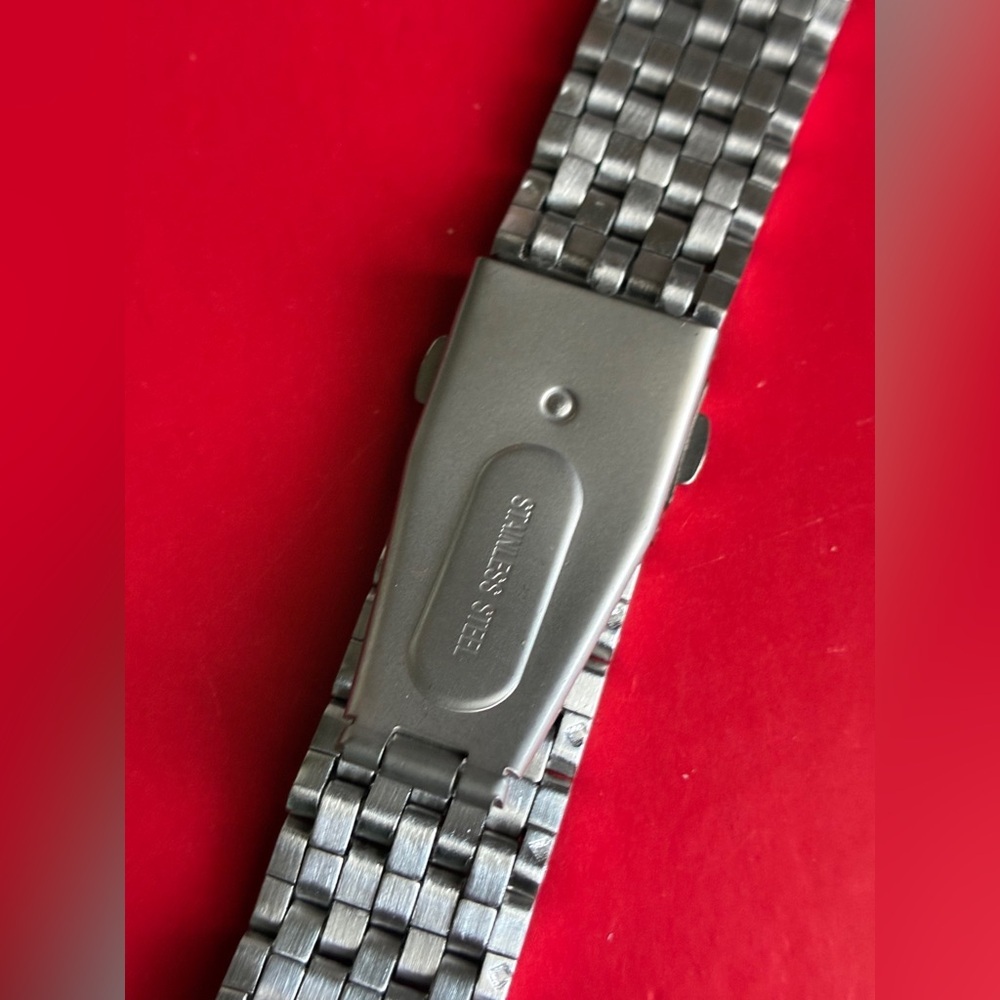 BCBG Two-Tone Metal Watch Band - Picture 8 of 12